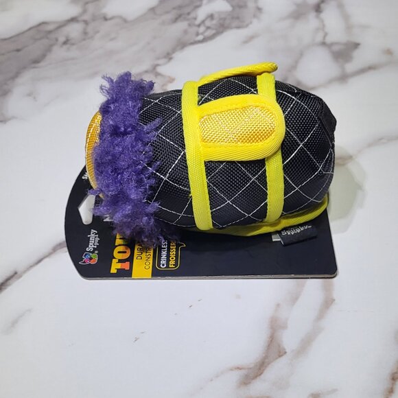 Spunky Pup "The Bee" Neon Tough Plush Dog Toy Small- NWT - Picture 5 of 5